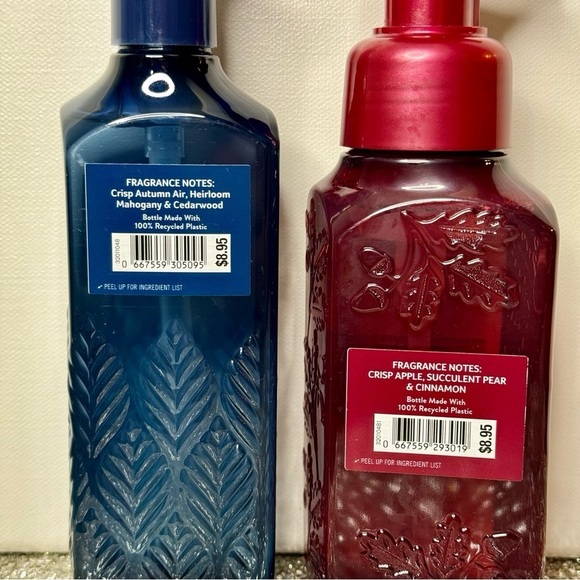 Bath & Body Works Fall Hand Soap Flannel & Afternoon Apple Picking NWT - Picture 4 of 4